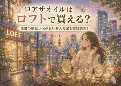 ロアザオイルはロフトで買える？店舗の取扱状況や賢い購入方法を徹底調査！